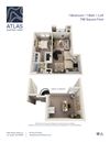 1 bedroom 1 bath + loft Classic